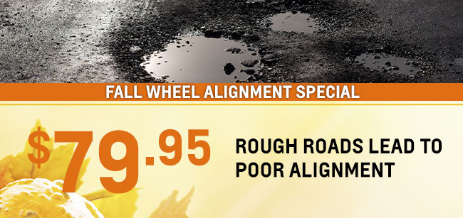 Fall Wheel Alignment Special