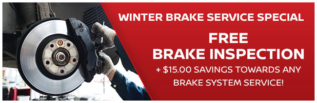 Winter Brake Service Special