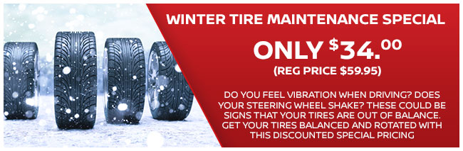 Winter Tire Maintenance Special 