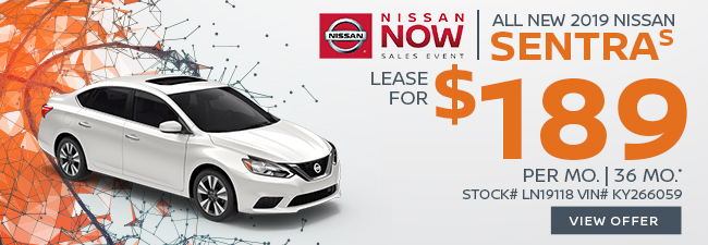 All New 2019 Nissan Sentra S