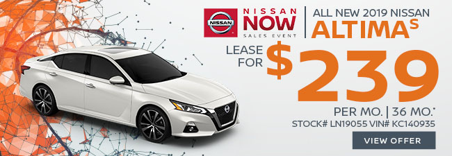 All New 2019 Nissan Altima S