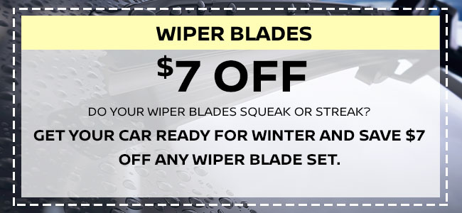 $7 Off Wiper Blades