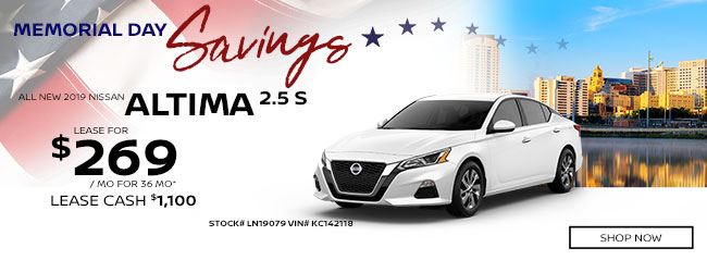 ALL-NEW 2019 Nissan Altima 2.5 S