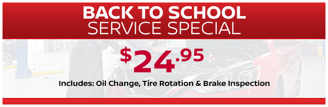 BACK TO SCHOOL SERVICE SPECIAL