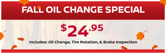 Fall Oil Change Special