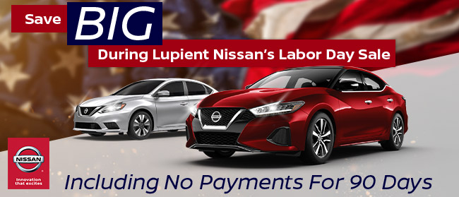 Save BIG During Lupient Nissan’s Labor Day Sale