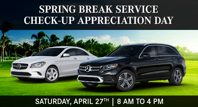 Spring Break Service Check-Up Appreciation Day