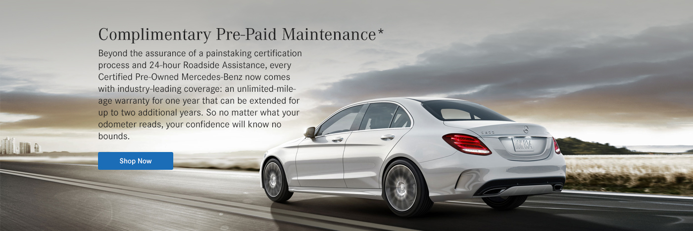Complimentary Pre-Paid Maintenance