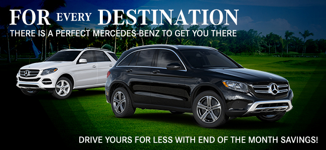 For Every Destination There Is A Perfect Mercedes-Benz To Get You There