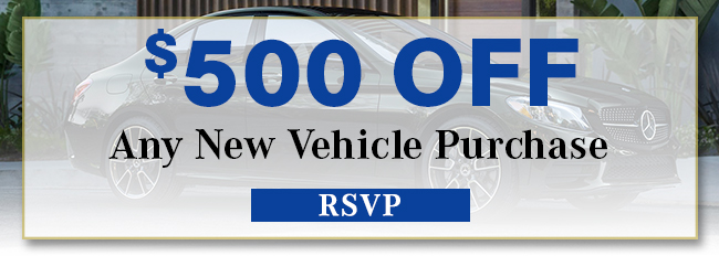$500 Off Any New Vehicle Purchase