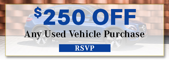 $250 Off Any Used Vehicle Purchase
