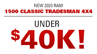 New 2020 Ram 1500 Classic Tradesman 4x4