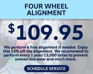 four wheel alignment