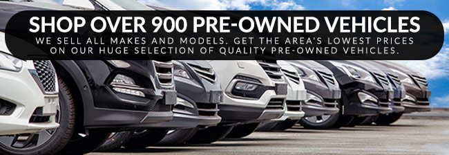 Shop Over 900 Pre-Owned Vehicles