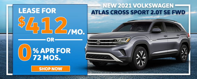 New 2021 Volkswagen Atlas Cross Sport 2.0T SE FWD