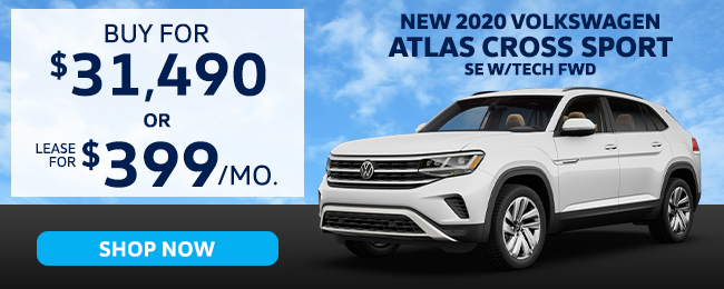 New 2020 Volkswagen Atlas Cross Sport SE w/Tech FWD