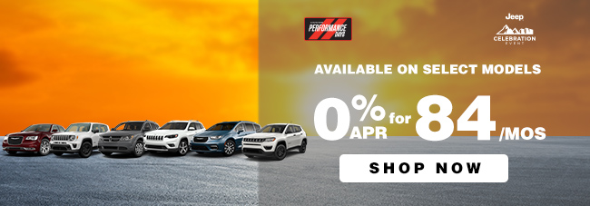 0% APR for 84 Months on Select Models
