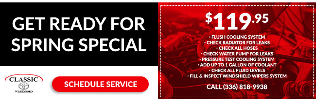 Special Offer on Service for Your Vehicles