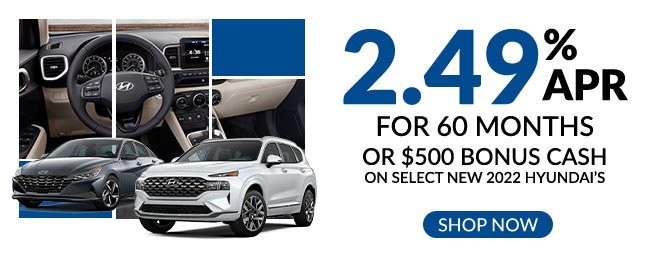 Special Offer on 2022 Hyundai Vehicle