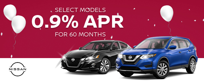 0.9% APR for 60 months