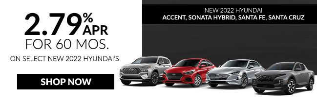 Hyundai vehicle special offers