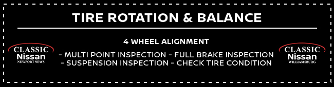 Tire rotation and balance