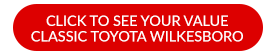 Value Your Trade Classic Toyota Wilkesboro button