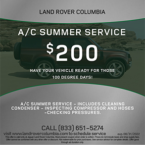 Land Rover A/C Summer service