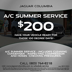 Jaguar A/C Summer service