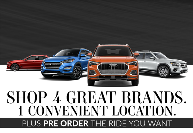 4 Car Brands in 1 Convenient Location