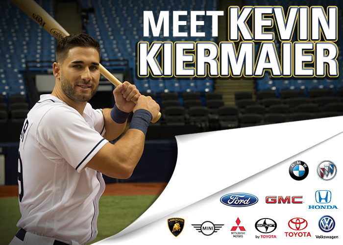 Meet Kevin Kiermaier. Take a test drive for you chance to win. 