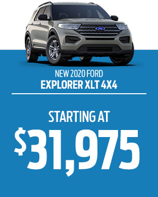 New 2020 Ford Explorer XLT 4x4