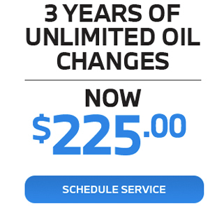 3 years of unlimited oil changes