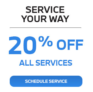 service your way with 20 percent off