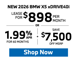 2026 BMW X5 xDrive40i Offer