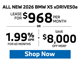 2026 BMW X5 xDrive50e Offer
