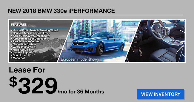 NEW 2018 BMW 330e iPERFORMANCE