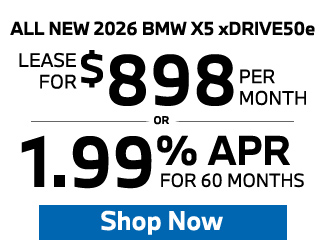 2026 BMW X5 xDrive50e Offer