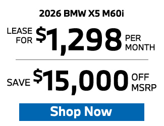 2026 BMW X5 M60i Offer
