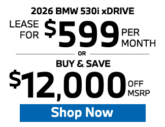 2026 BMW 530i xDRIVE Offer