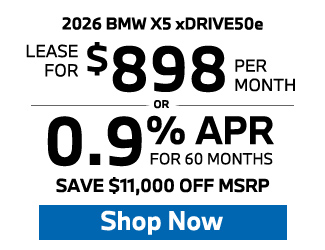 2026 BMW X5 xDrive50e Offer