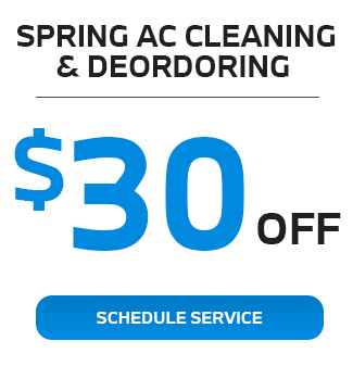 Spring AC Cleaning and deordoring