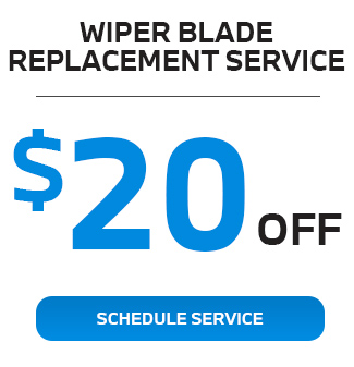 special deal on wiper replacement service