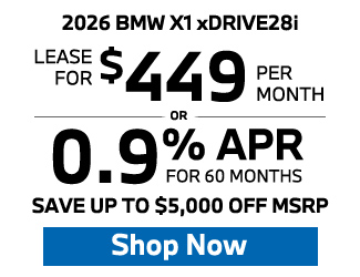 2026 BMW X1 xDrive28i Offer