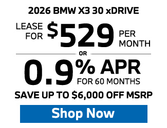 22026 BMW X3 30 xDrive Offer