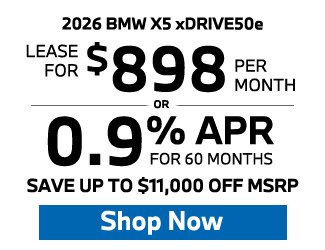 2026 BMW X5 xDrive50e Offer