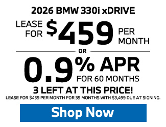 2026 BMW 330i xDRIVE Offer