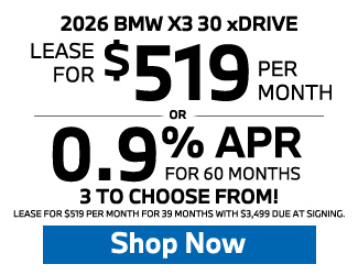 2026 BMW X3 30 xDrive Offer