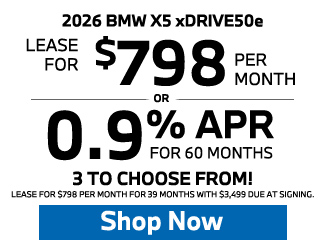 2026 BMW X5 xDrive50e Offer