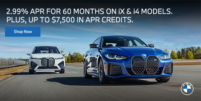 Special financing incentives on X3, X5 and 5-Series models